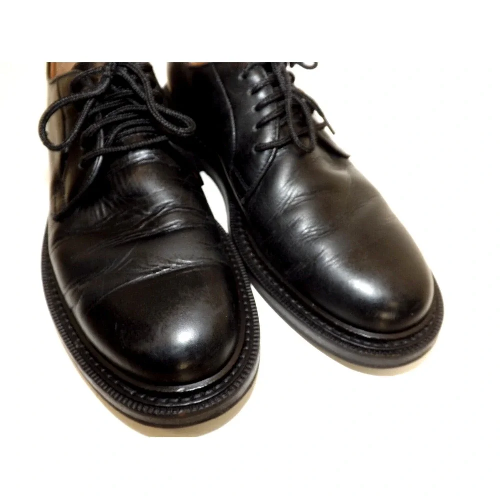 Aquatalia Made in Italy Black Leather Oxford # 449669 - Men's size 9 M